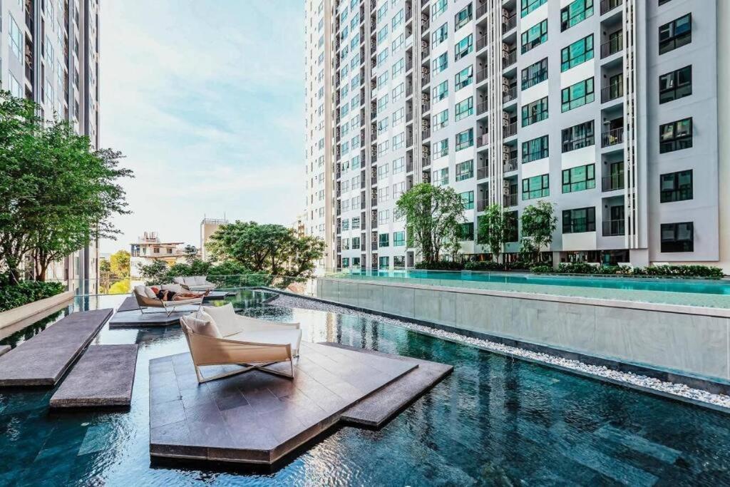 Sea View 2 Bed Room Condo @ Central Pattaja Kültér fotó